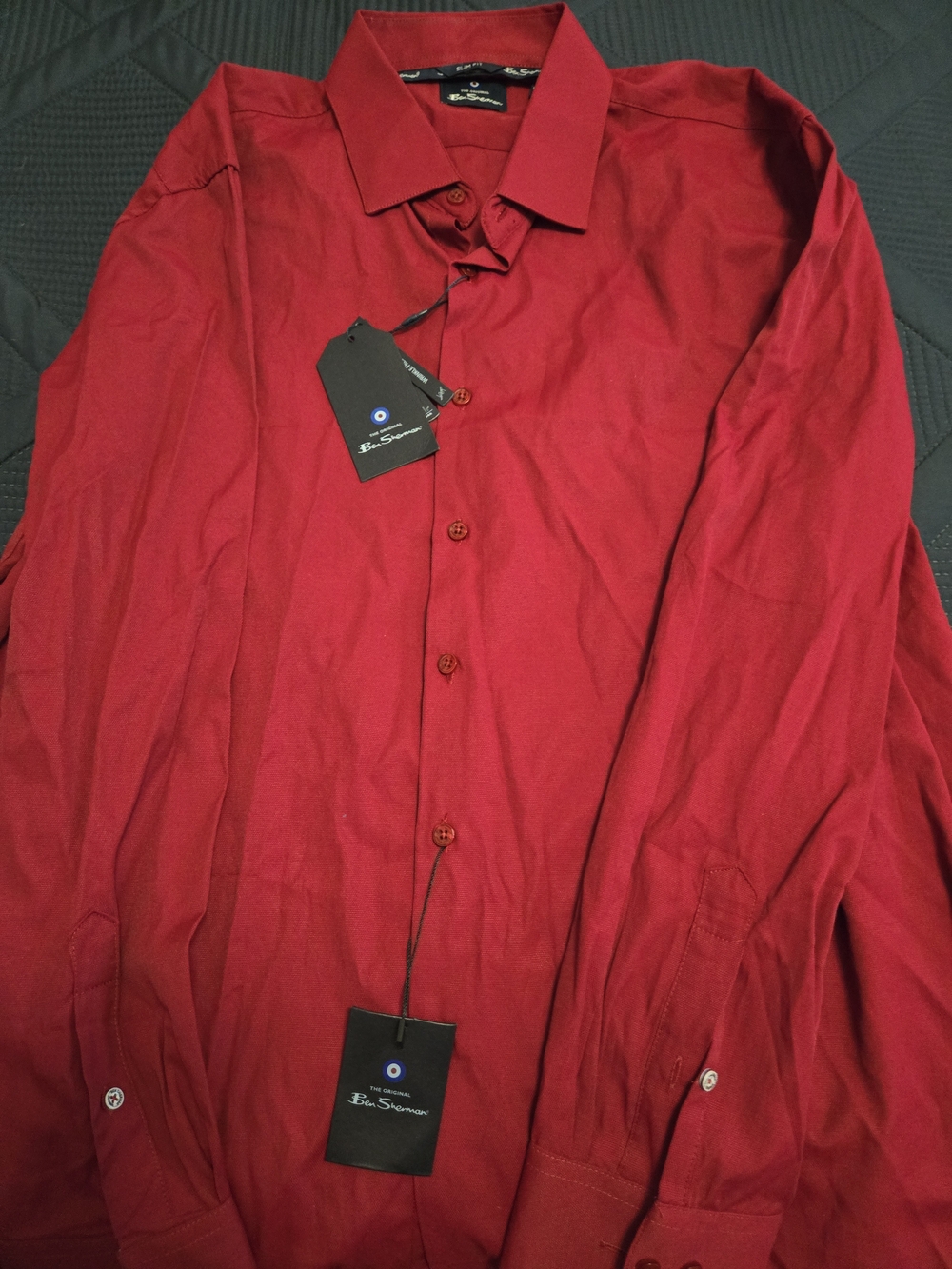 Ben Sherman Red Button-Up Shirt